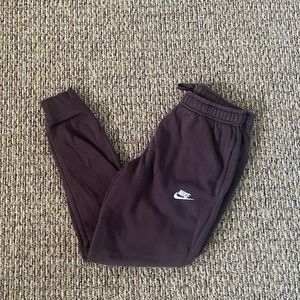 Brown nike joggers
